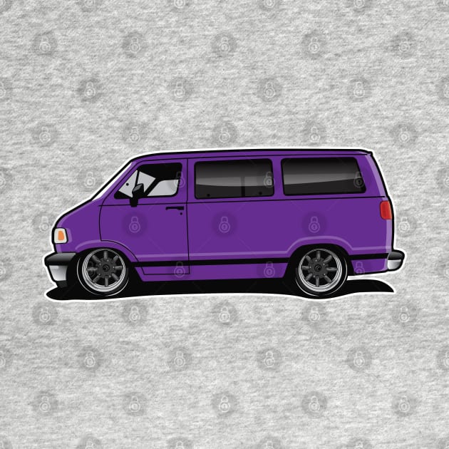 1994 Dodge Van Purple by RBDesigns